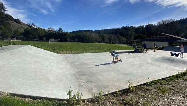 Panoramic photo of Valley Skatepark
